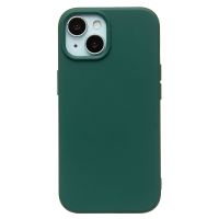 Чехол для Apple iPhone 15 силиконовый Soft Touch 2 <темно-зеленый> ― Оптовый PromiseMobile