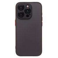 Чехол для Apple iPhone 15 Pro пластиковый с окантовкой <черный> ― Оптовый PromiseMobile