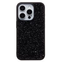 Чехол для Apple iPhone 15 Pro пластиковый POSH SHINE капли дождя <черный> ― Оптовый PromiseMobile