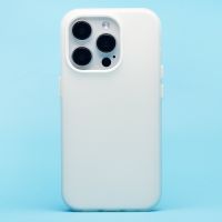 Чехол для Apple iPhone 15 Pro силиконовый матовый №10 <белый> ― Оптовый PromiseMobile