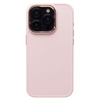 Чехол для Apple iPhone 15 Pro силиконовый матовый №6 <светло-розовый> ― Оптовый PromiseMobile