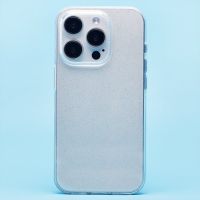Чехол для Apple iPhone 15 Pro силиконовый с блестками <прозрачный> ― Оптовый PromiseMobile