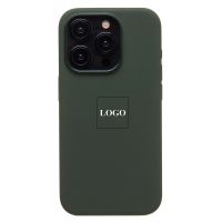 Чехол для Apple iPhone 15 Pro силиконовый MagSafe (анимация работает) <зеленый> (премиум) ― Оптовый PromiseMobile