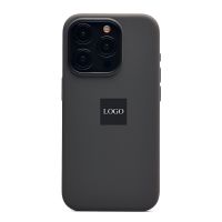 Чехол для Apple iPhone 15 Pro силиконовый MagSafe (анимация работает) <серый> (премиум) ― Оптовый PromiseMobile