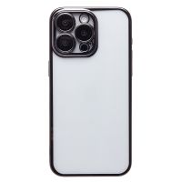 Чехол для Apple iPhone 15 Pro Max пластиковый с закрытой камерой <черный> ― Оптовый PromiseMobile