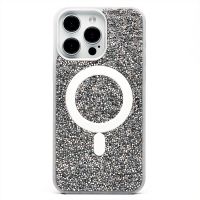 Чехол для Apple iPhone 15 Pro Max пластиковый POSH SHINE кристаллы <белый> ― Оптовый PromiseMobile