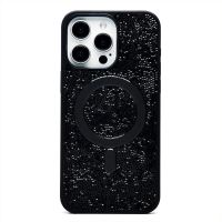 Чехол для Apple iPhone 15 Pro Max пластиковый POSH SHINE кристаллы <черный> ― Оптовый PromiseMobile