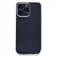 Чехол для Apple iPhone 15 Pro Max силиконовый ультратонкий Pilot <серебристый> ― Оптовый PromiseMobile