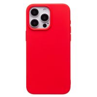 Чехол для Apple iPhone 15 Pro Max силиконовый Soft Touch 2 <красный> ― Оптовый PromiseMobile