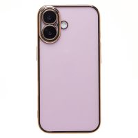 Чехол для Apple iPhone 16 пластиковый с закрытой камерой <золотой> ― Оптовый PromiseMobile