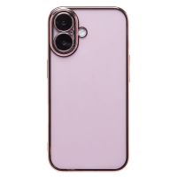 Чехол для Apple iPhone 16 пластиковый с закрытой камерой <розовое золото> ― Оптовый PromiseMobile