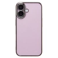 Чехол для Apple iPhone 16 пластиковый с закрытой камерой <серебристый> ― Оптовый PromiseMobile