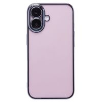 Чехол для Apple iPhone 16 пластиковый с закрытой камерой <синий> ― Оптовый PromiseMobile