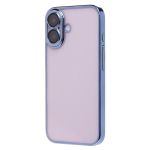 Чехол для Apple iPhone 16 пластиковый с закрытой камерой <синий>
