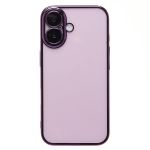 Чехол для Apple iPhone 16 пластиковый с закрытой камерой <фиолетовый>