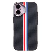 Чехол для Apple iPhone 16 пластиковый Luxo Carbon (рис. 129) ― Оптовый PromiseMobile