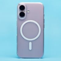 Чехол для Apple iPhone 16 пластиковый MagSafe Сlear Сase <прозрачный> (премиум) ― Оптовый PromiseMobile