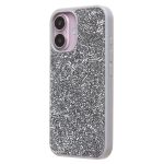 Чехол для Apple iPhone 16 пластиковый Posh Shine <серебристый>