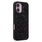 Чехол для Apple iPhone 16 пластиковый Posh Shine <черный>