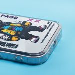 Чехол для Apple iPhone 16 силиконовый (рис. 092/мишка) <прозрачный>