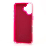 Чехол для Apple iPhone 16 силиконовый матовый №10 <розовый>