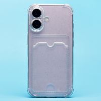 Чехол для Apple iPhone 16 силиконовый с картхолдером №5 <прозрачный> ― Оптовый PromiseMobile