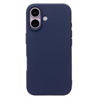 Чехол для Apple iPhone 16 силиконовый Soft Touch 4 <темно-синий> ― Оптовый PromiseMobile