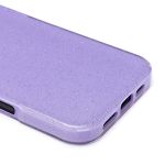 Чехол для Apple iPhone 16 Plus силиконовый с блестками №3 <светло-фиолетовый>