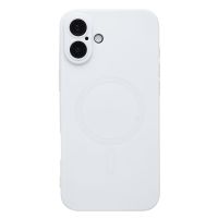Чехол для Apple iPhone 16 Plus силиконовый Matte MagSafe <белый> ― Оптовый PromiseMobile