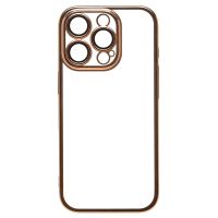 Чехол для Apple iPhone 16 Pro пластиковый с закрытой камерой <золотой> ― Оптовый PromiseMobile