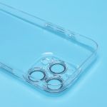 Чехол для Apple iPhone 16 Pro пластиковый с закрытой камерой <прозрачный>