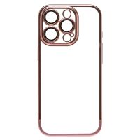 Чехол для Apple iPhone 16 Pro пластиковый с закрытой камерой <розовое золото> ― Оптовый PromiseMobile