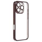 Чехол для Apple iPhone 16 Pro пластиковый с закрытой камерой <черный>