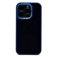 Чехол для Apple iPhone 16 Pro пластиковый с закрытой камерой №2 <синий> ― Оптовый PromiseMobile