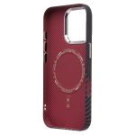 Чехол для Apple iPhone 16 Pro пластиковый Luxo Carbon (рис. 124) <черный>
