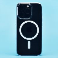 Чехол для Apple iPhone 16 Pro пластиковый MagSafe Сlear Сase <прозрачный> (премиум) ― Оптовый PromiseMobile