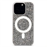 Чехол для Apple iPhone 16 Pro пластиковый POSH SHINE кристаллы <белый> ― Оптовый PromiseMobile