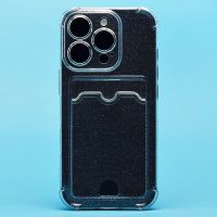 Чехол для Apple iPhone 16 Pro силиконовый с картхолдером №5 <прозрачный> ― Оптовый PromiseMobile
