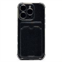 Чехол для Apple iPhone 16 Pro силиконовый с картхолдером №5 <черный> ― Оптовый PromiseMobile