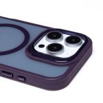 Чехол для Apple iPhone 16 Pro силиконовый MagSafe №6 <темно-фиолетовый>