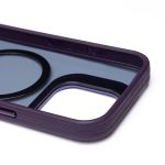 Чехол для Apple iPhone 16 Pro силиконовый MagSafe №6 <темно-фиолетовый>