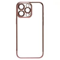 Чехол для Apple iPhone 16 Pro Max пластиковый с закрытой камерой <розовое золото> ― Оптовый PromiseMobile