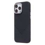 Чехол для Apple iPhone 16 Pro Max пластиковый Luxo Carbon (рис. 124) <черный>