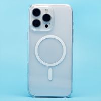 Чехол для Apple iPhone 16 Pro Max пластиковый MagSafe Сlear Сase <прозрачный> (премиум) ― Оптовый PromiseMobile