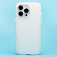 Чехол для Apple iPhone 16 Pro Max силиконовый матовый №10 <белый> ― Оптовый PromiseMobile