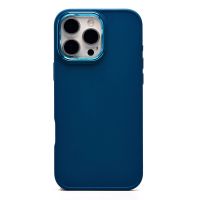 Чехол для Apple iPhone 16 Pro Max силиконовый матовый №6 <синий> ― Оптовый PromiseMobile