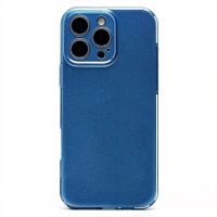 Чехол для Apple iPhone 16 Pro Max силиконовый с блестками №3 <голубой> ― Оптовый PromiseMobile