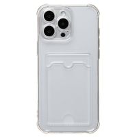 Чехол для Apple iPhone 16 Pro Max силиконовый с картхолдером №2 <прозрачный> ― Оптовый PromiseMobile