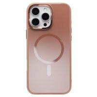 Чехол для Apple iPhone 16 Pro Max силиконовый BIG D MagSafe <розовое золото> ― Оптовый PromiseMobile