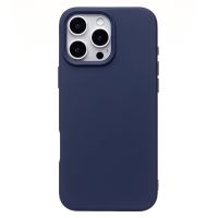 Чехол для Apple iPhone 16 Pro Max силиконовый Soft Touch 4 <темно-синий> ― Оптовый PromiseMobile